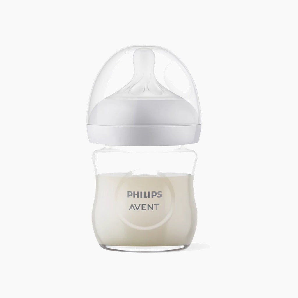 Philips Avent Natural 3.0 Glass Bottle (4 Oz) 1 Pack