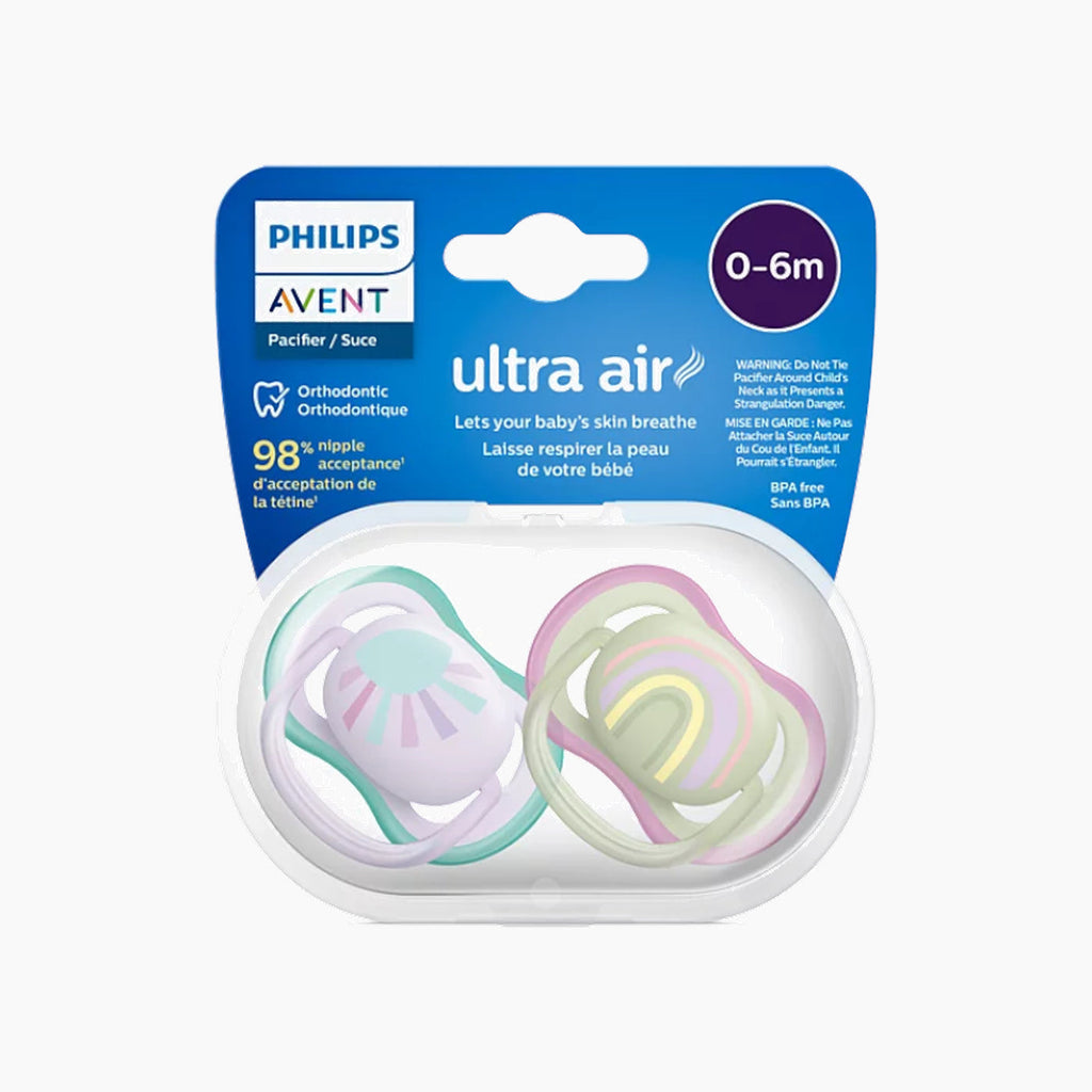 Philips Avent Ultra Air Soother (0-6 Months) 2 Pack