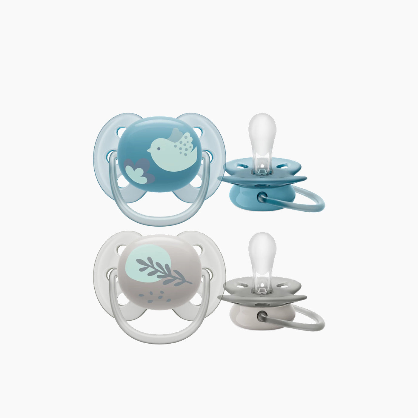 Philips Avent Ultra Soft Soother (6-18 أشهر) عبوة من قطعتين