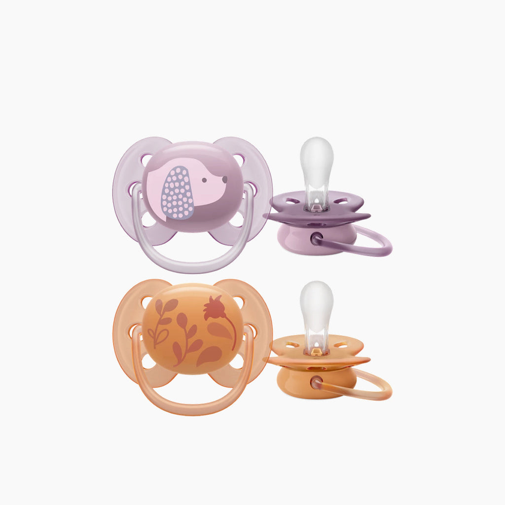 Philips Avent Ultra Soft Soother (6-18 أشهر) عبوة من قطعتين