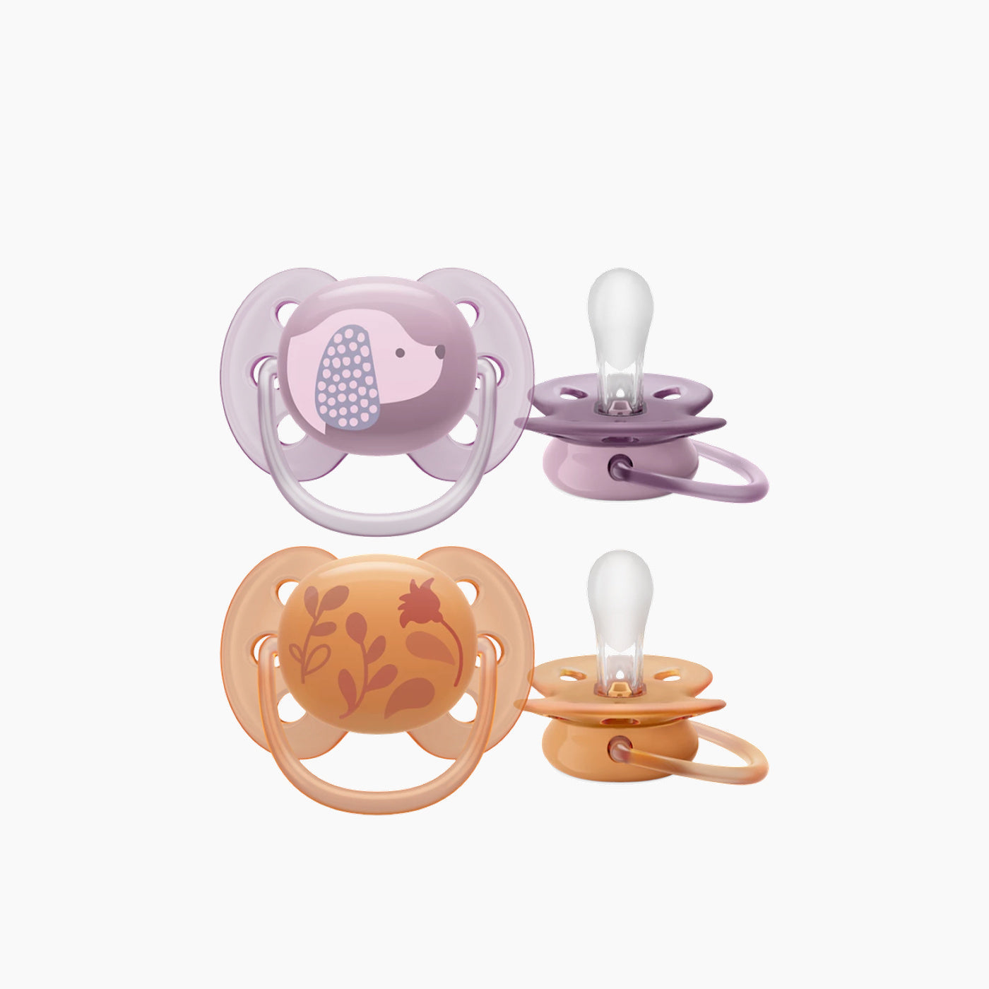 Philips Avent Ultra Soft Soother (6-18 أشهر) عبوة من قطعتين