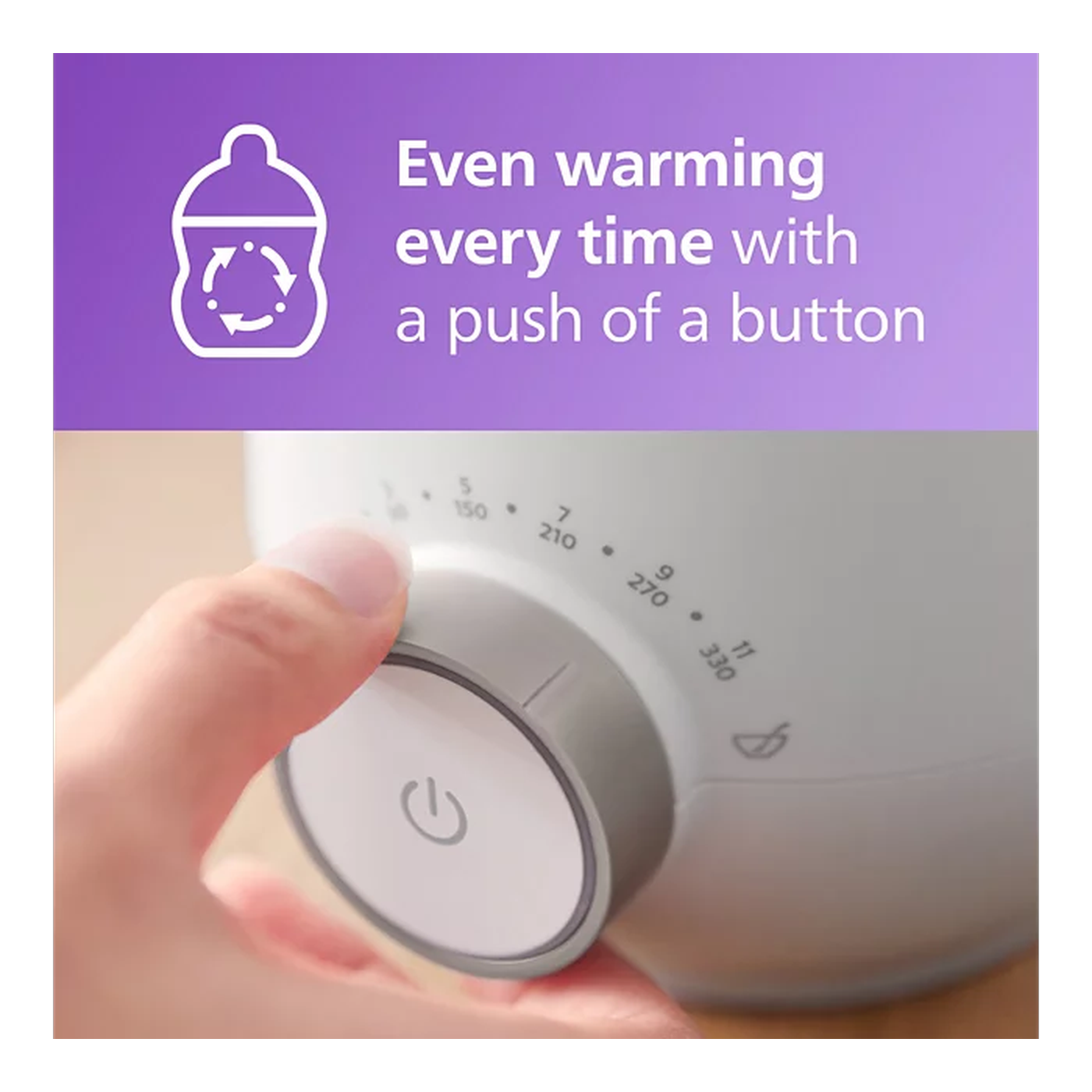 جهاز تدفئة الرضّاعات السريع من Philips Avent