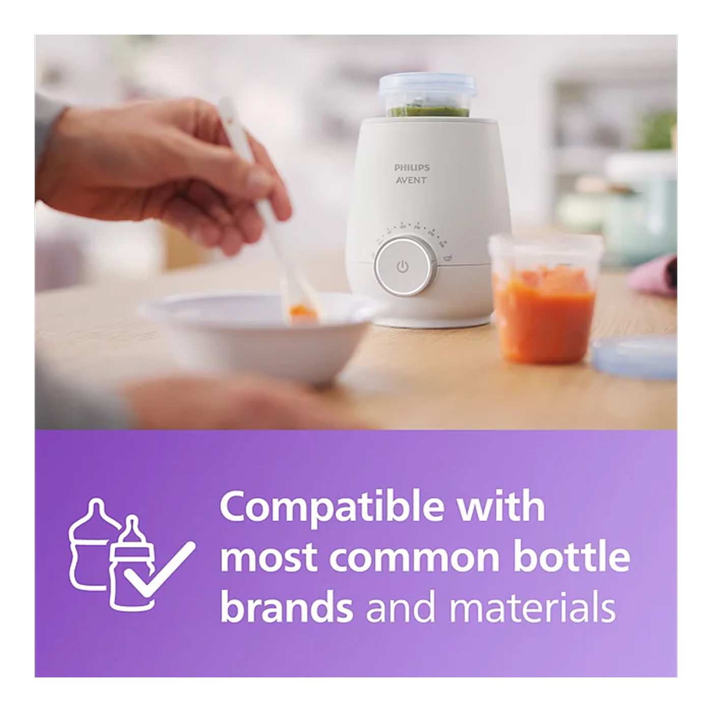جهاز تدفئة الرضّاعات السريع من Philips Avent